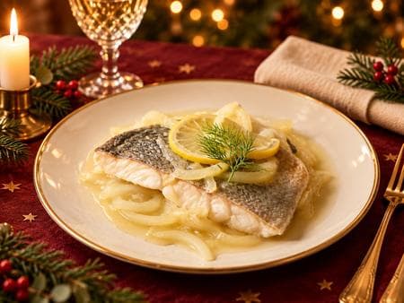 Baked Carp with Lemon